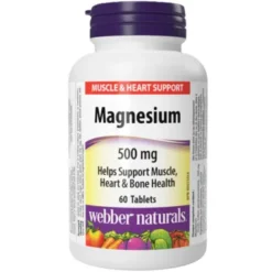 Webber Naturals Magnesium 500mg 60Caps