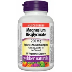 Webber Naturals Magnesium Bisglycinate 200mg 60Caps
