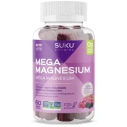 SUKU Vitamins Mega Magnesium Gummies 60Count