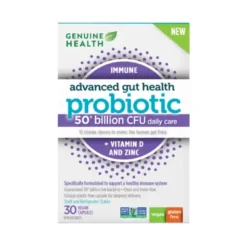 Genuine Health AGH Immune + Vitamin D and Zinc 30Caps