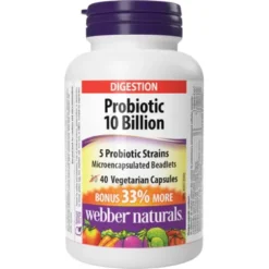 Webber Naturals Probiotic 10 Billion 40Caps