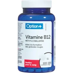 Option+ Vitamin B12 100mcg 100Caps